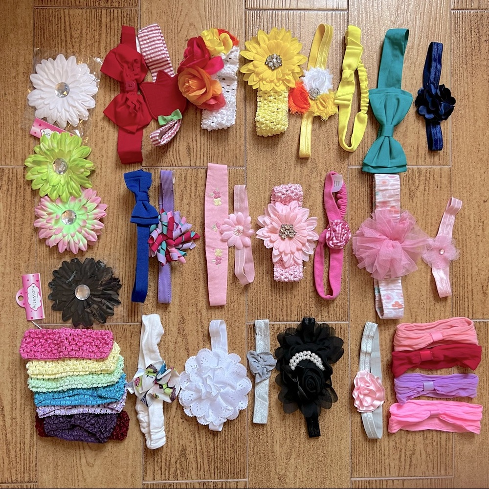 Baby Girl Assorted Soft Hairband Accessories